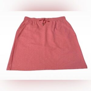 Basic Editions Pink Mini Skirt